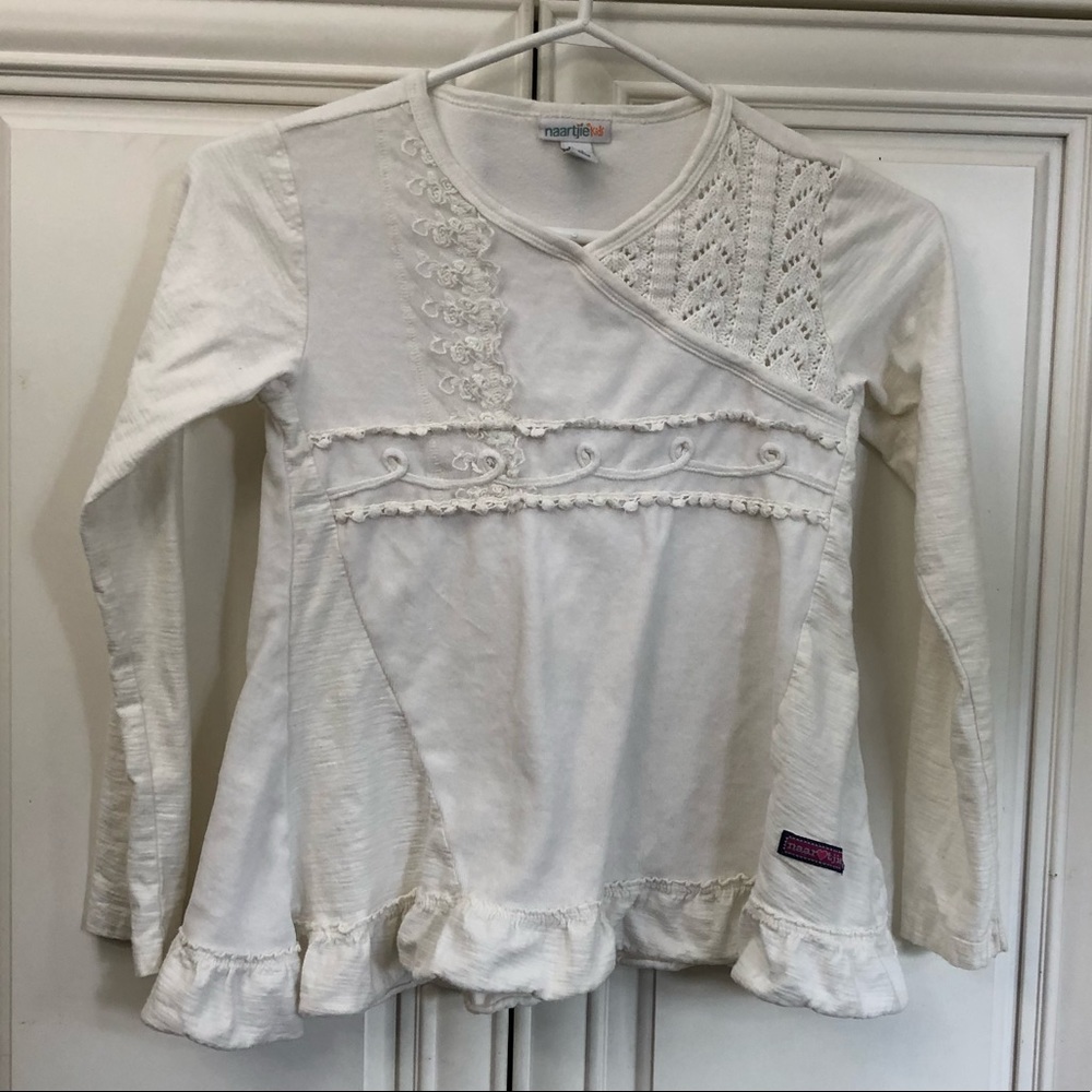 Naartjie girls l/s shirt